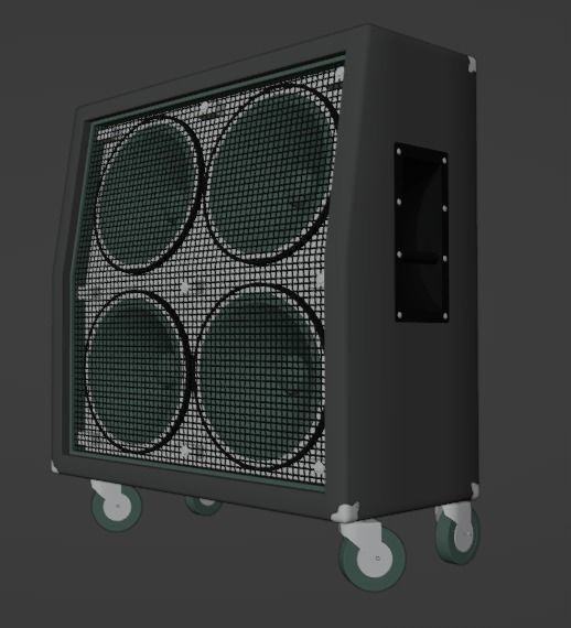 Speaker Cabinet 4x12 3D model_14