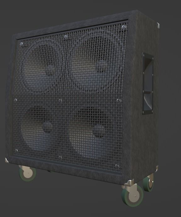 Speaker Cabinet 4x12 3D model_28