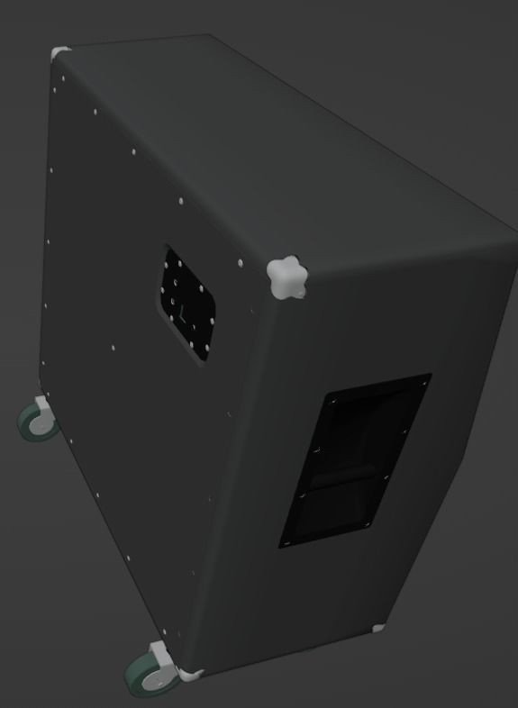 Speaker Cabinet 4x12 3D model_29