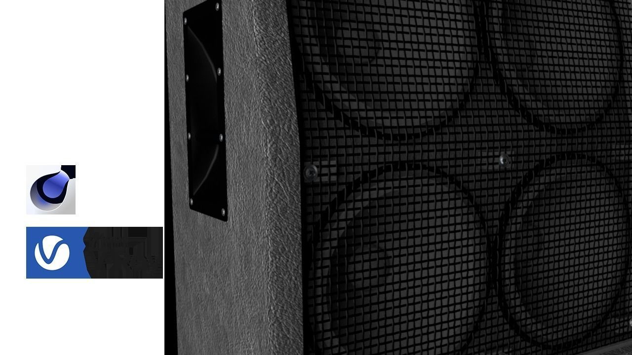 Speaker Cabinet 4x12 3D model_37