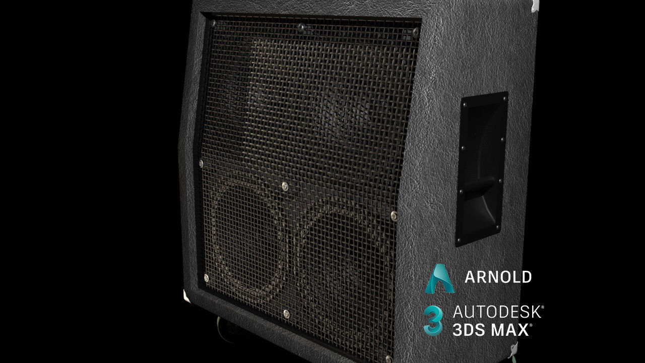 Speaker Cabinet 4x12 3D model_34