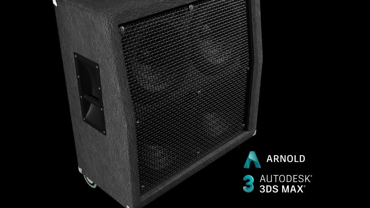 Speaker Cabinet 4x12 3D model_33