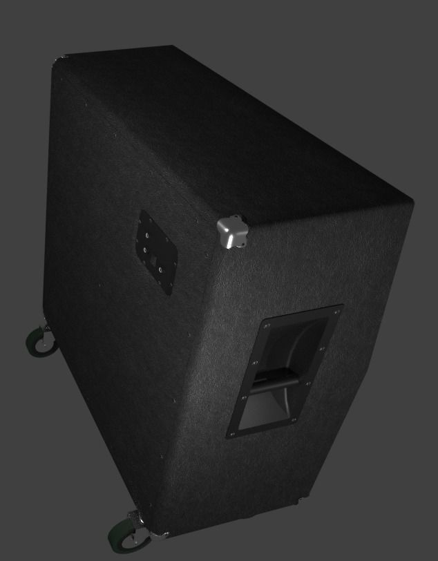 Speaker Cabinet 4x12 3D model_17