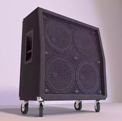 Speaker Cabinet 4x12 3D model