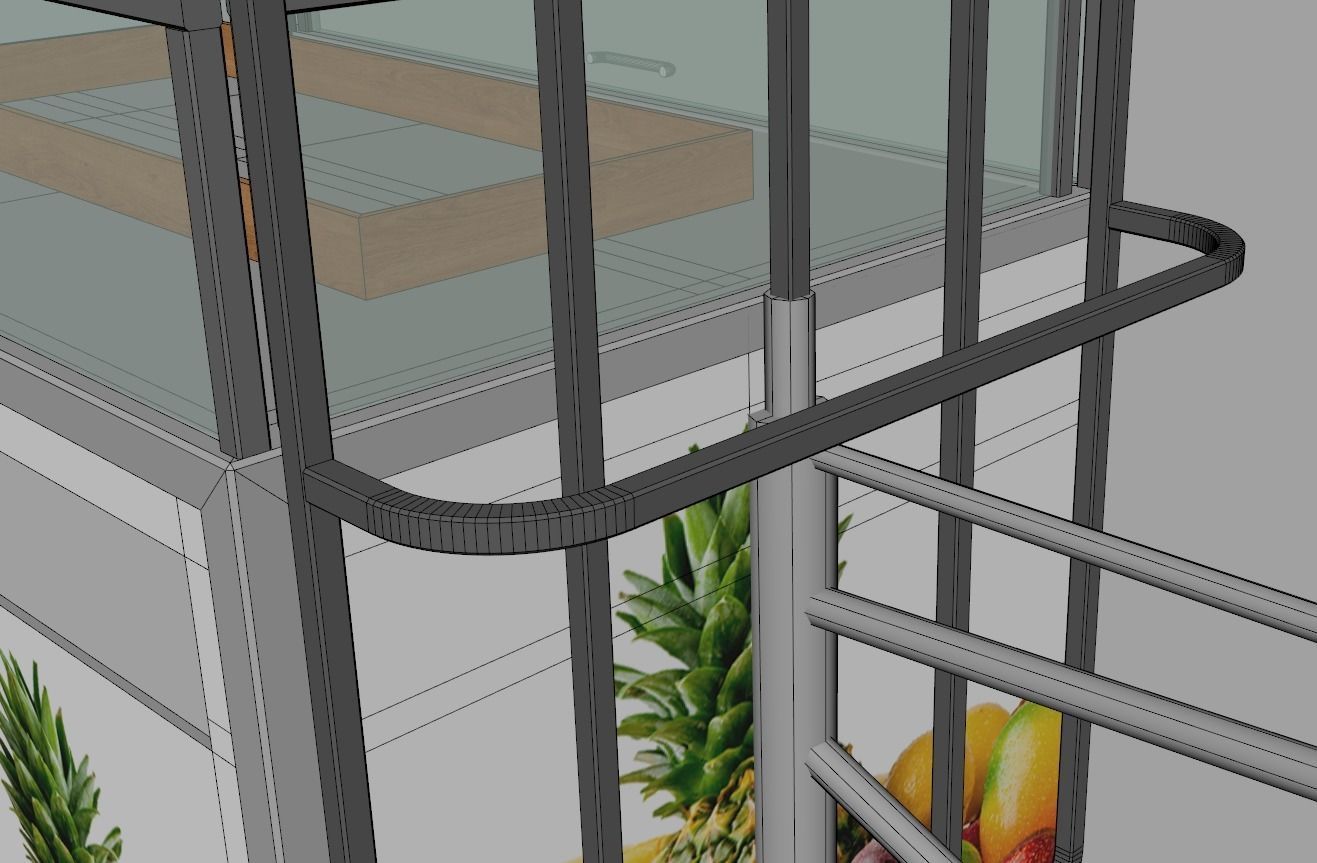 Food Stand - Cart 6 3D model_19