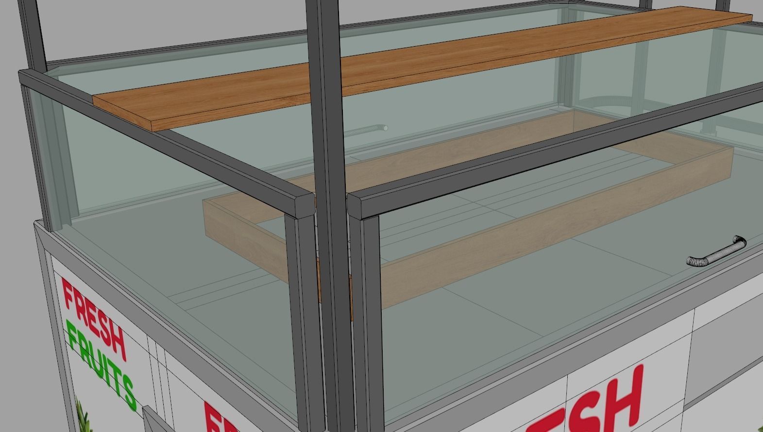 Food Stand - Cart 6 3D model_16