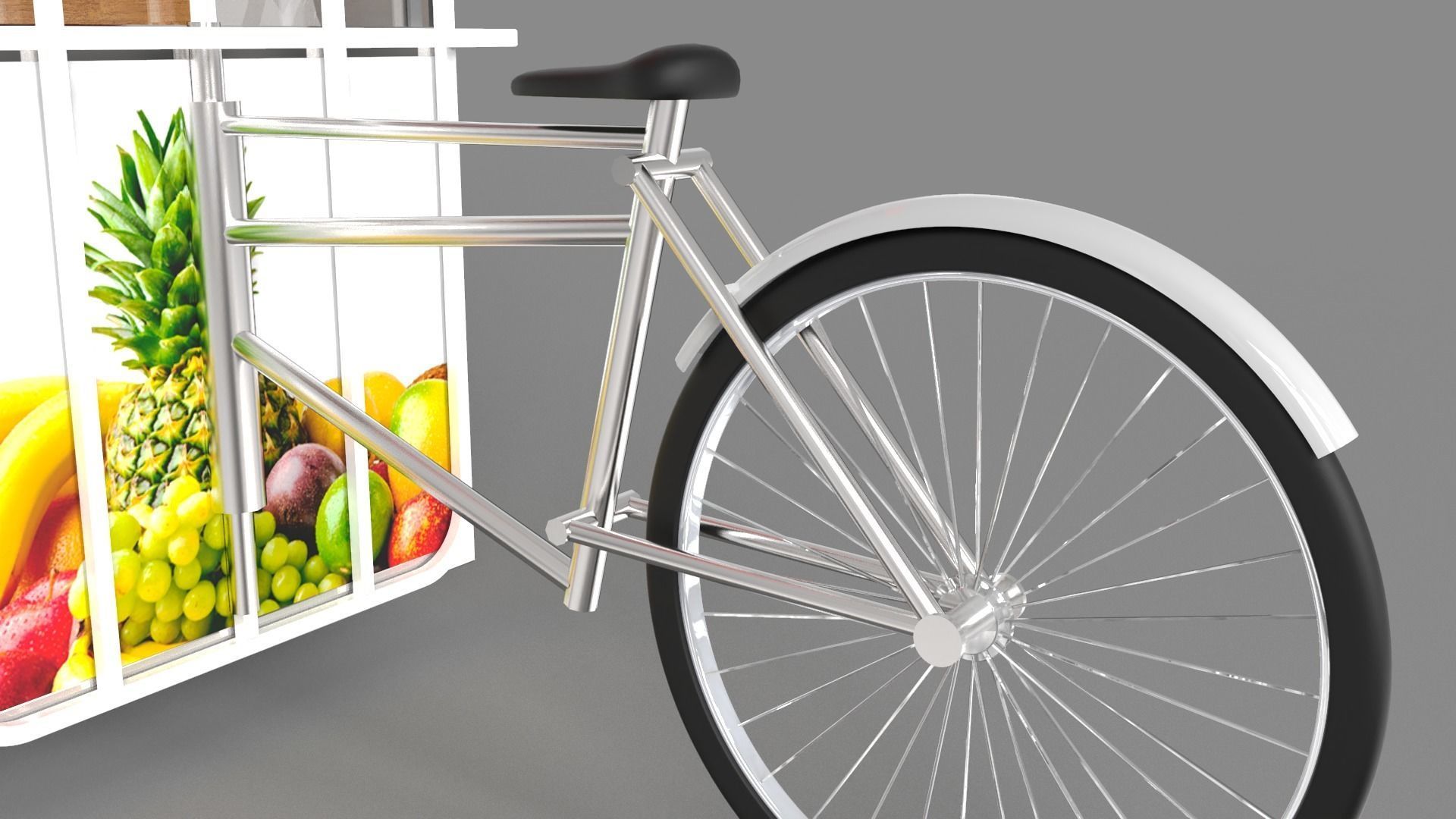 Food Stand - Cart 6 3D model_1