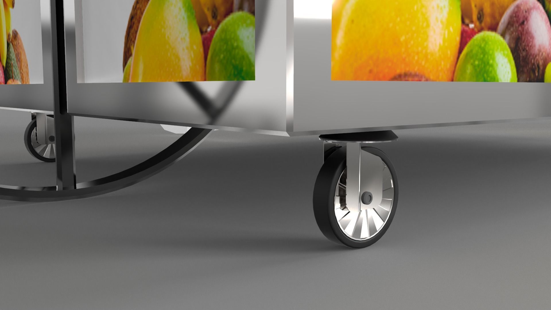 Food Stand - Cart 6 3D model_12