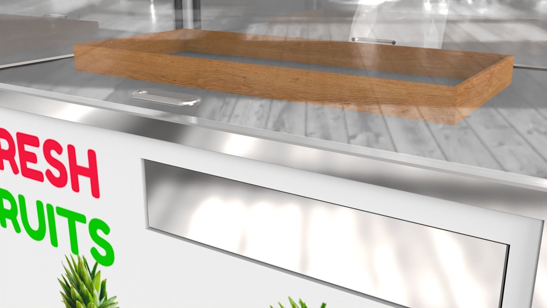 Food Stand - Cart 6 3D model_10