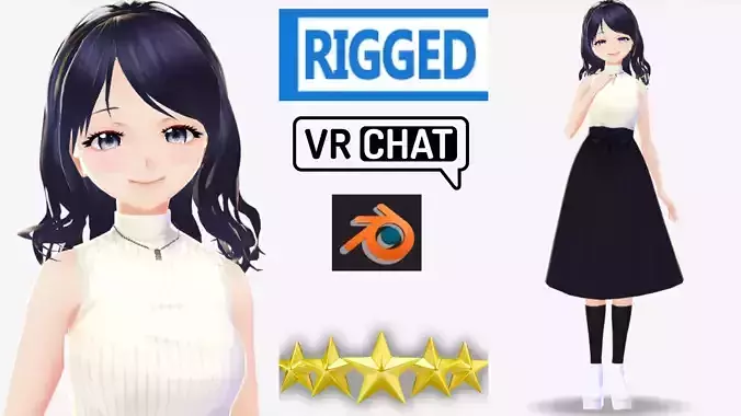 cute anime girl character c12