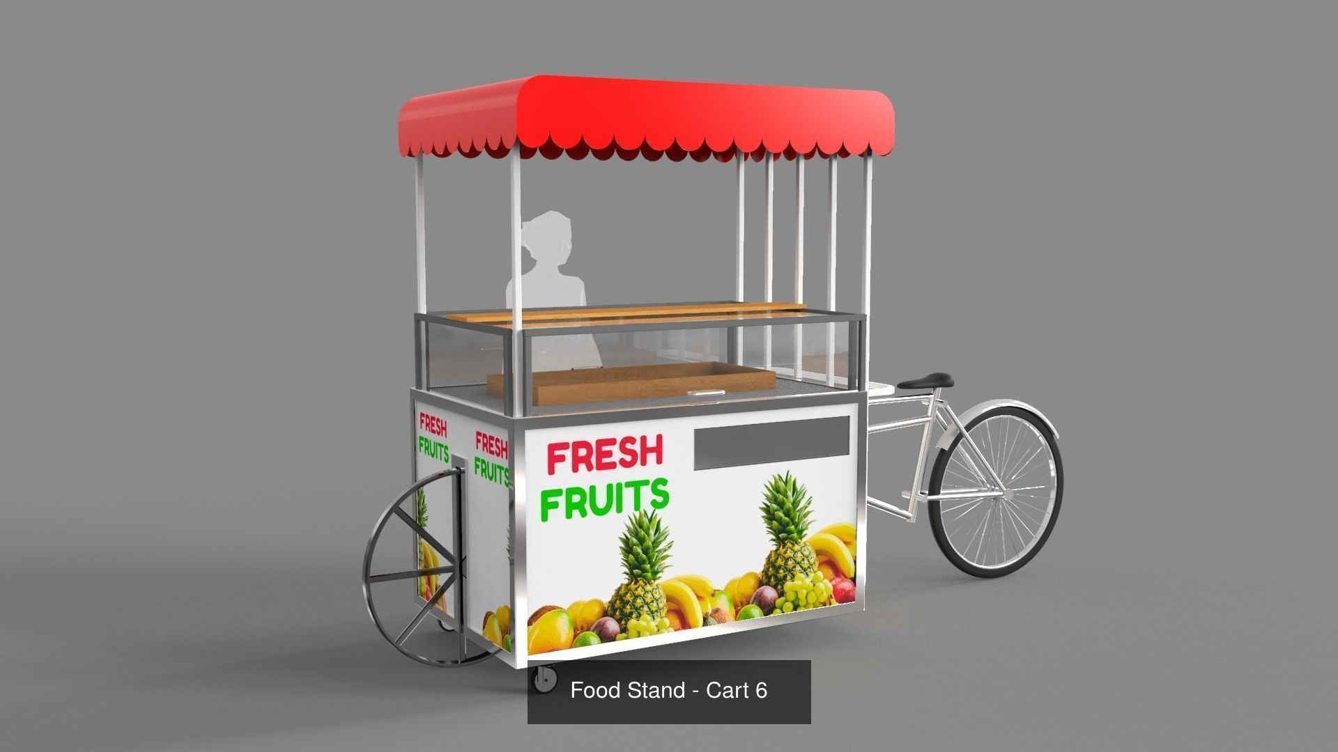 Food Stands - Carts 3D Model Collection_5