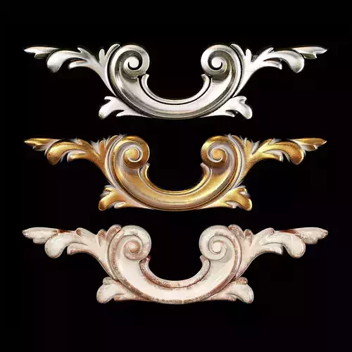 Classic carved 102 3D model