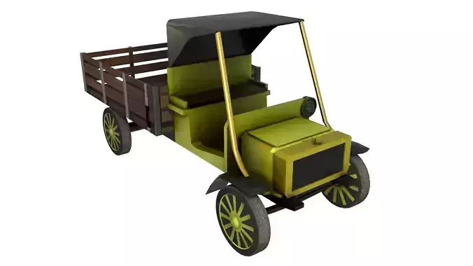 Peugeot Type 64  Low-poly 3D model