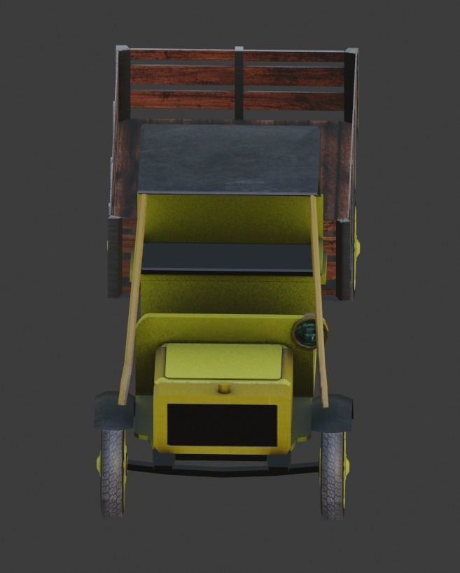 Peugeot Type 64 Low-poly 3D model_8