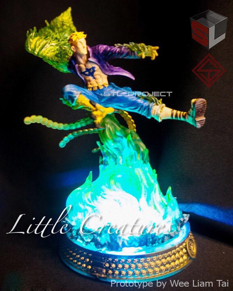 Marco japanese anime statue - one piece 3D print model_3