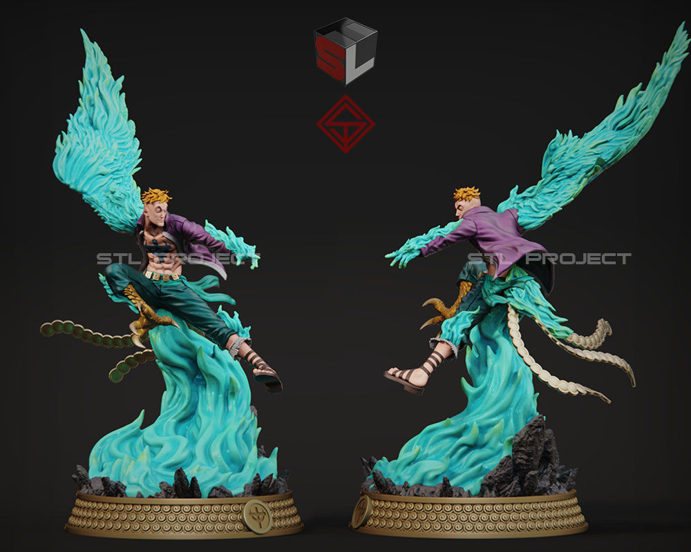 Marco japanese anime statue - one piece 3D print model_1