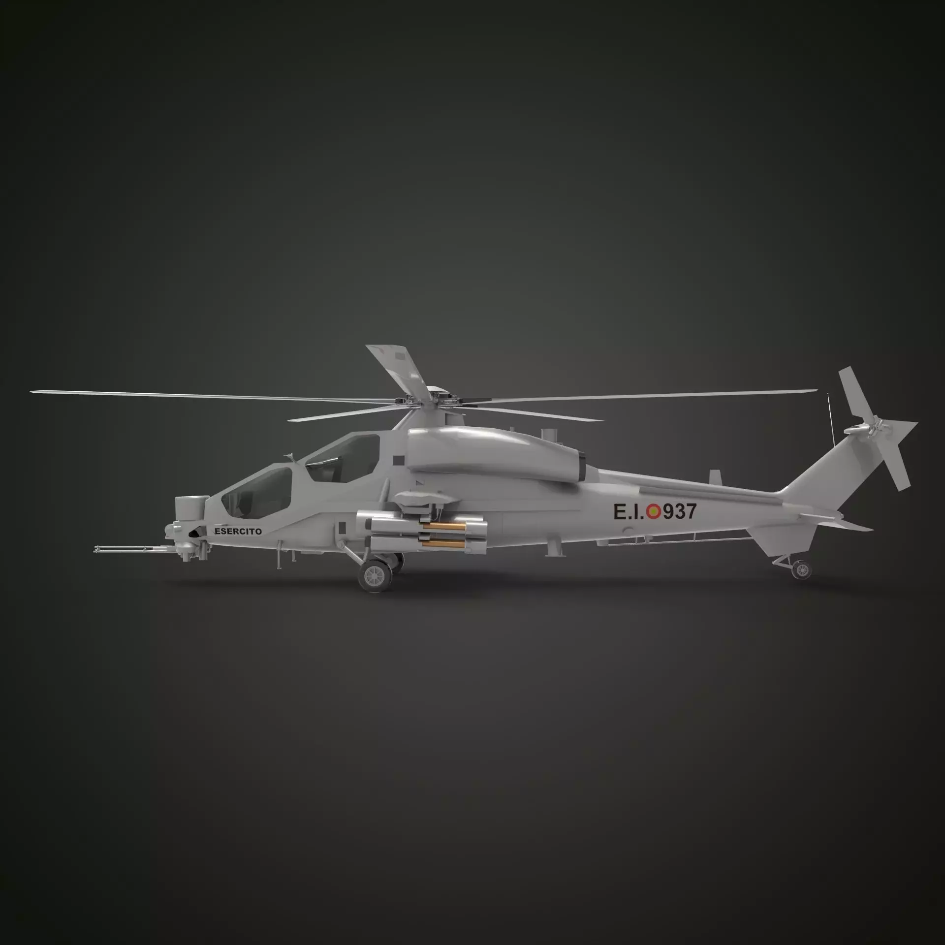 Agusta A129 Mangusta 3D model