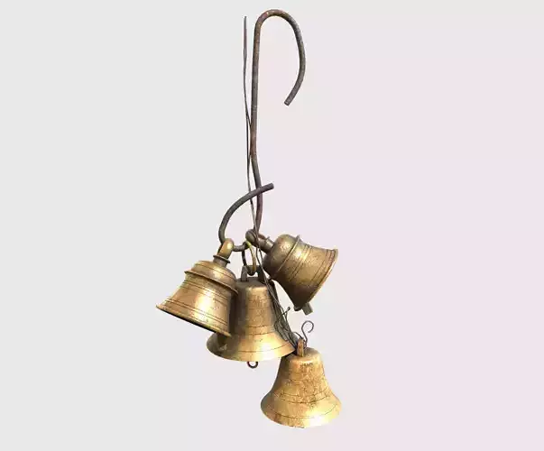 Temple Bells 3D model