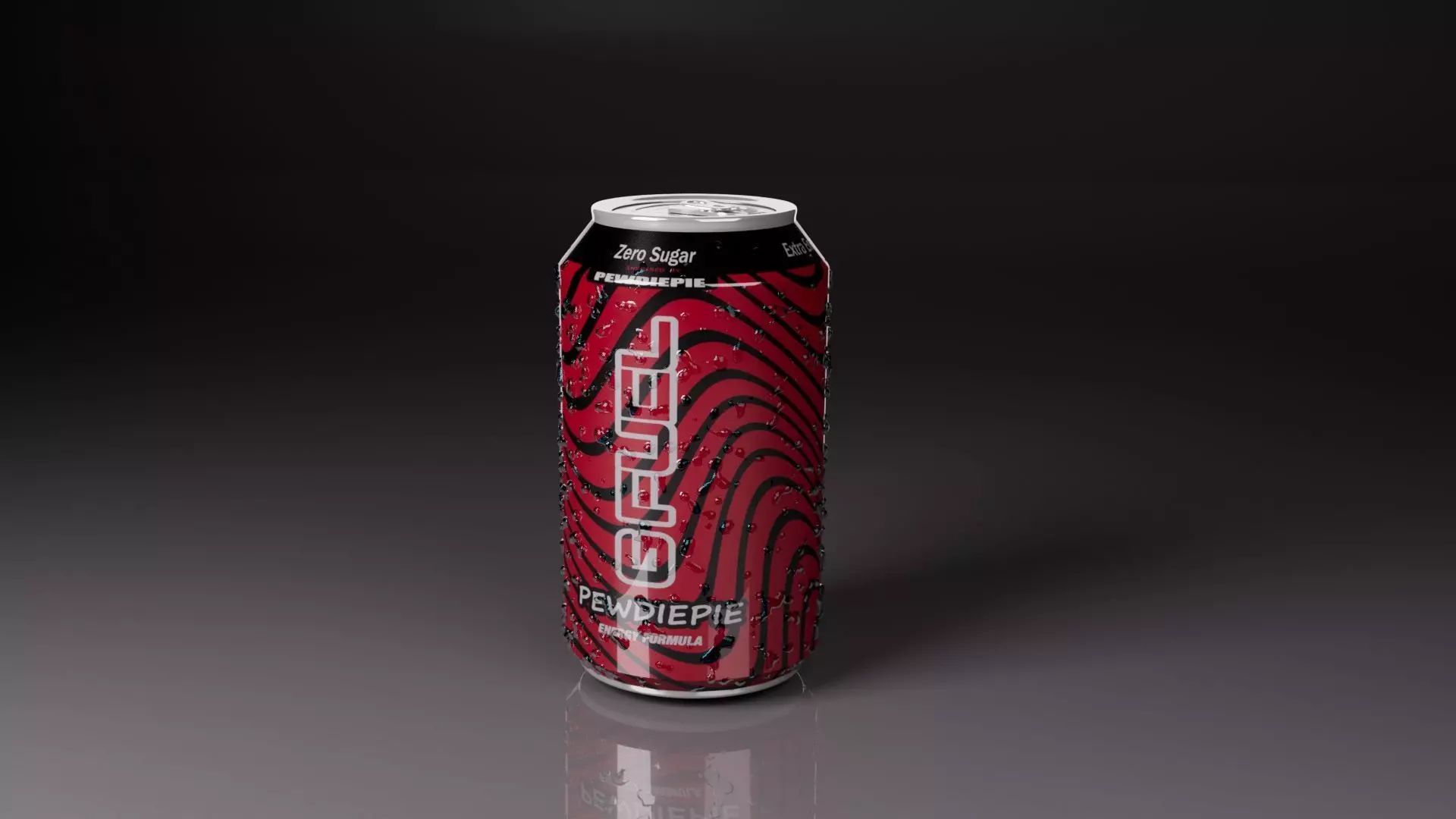 High Poly Gfuel Can Free 3D model