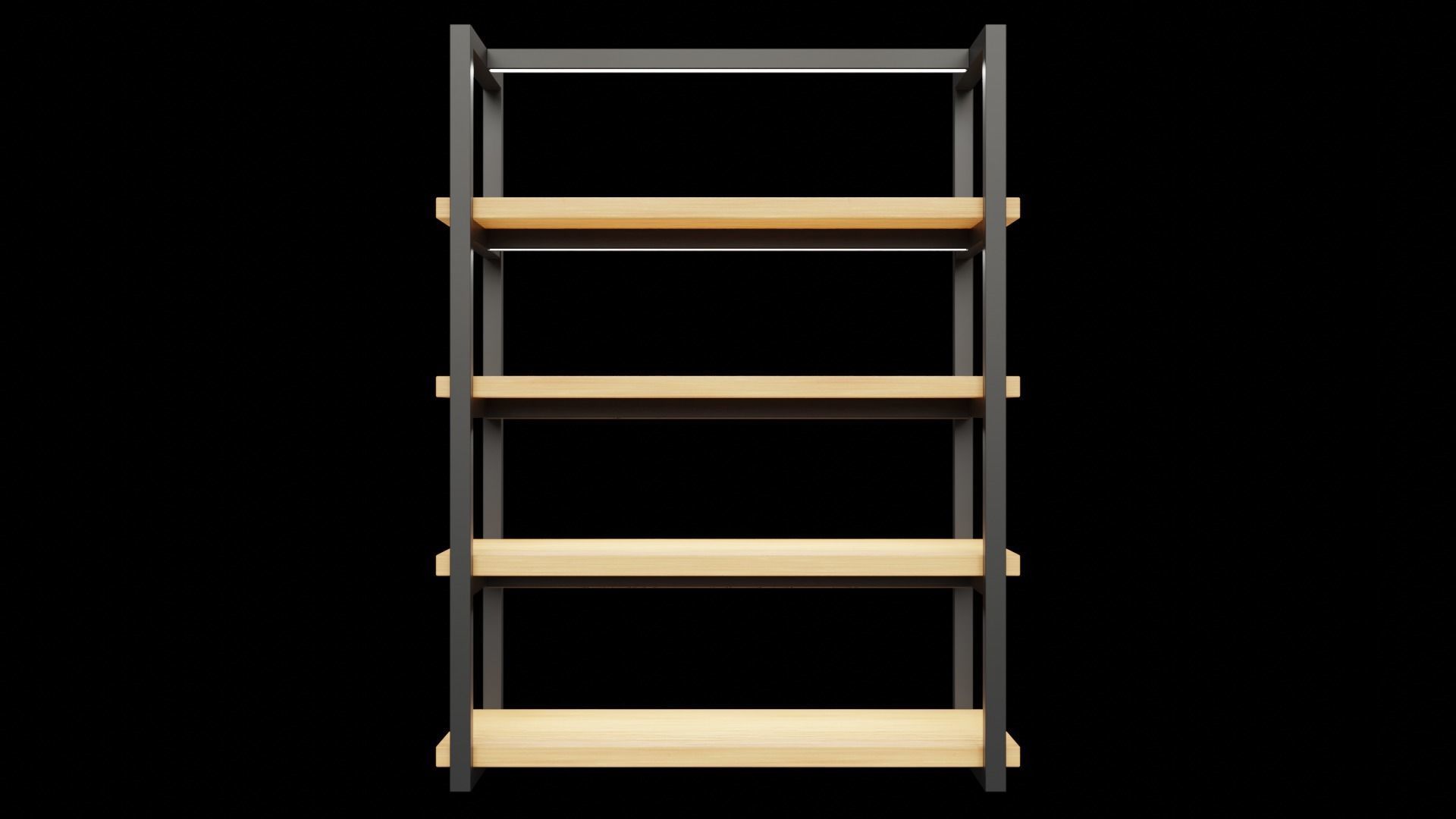 Klasika Shop Shelf Centre Set of 2 3D model_8