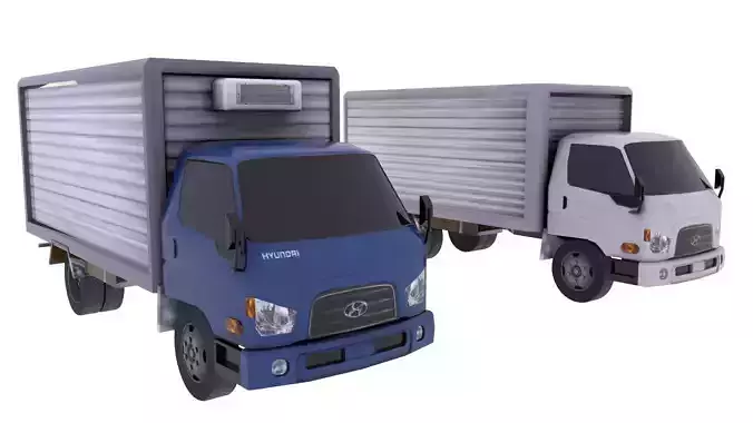 Hyundai Mighty Low-poly 3D model