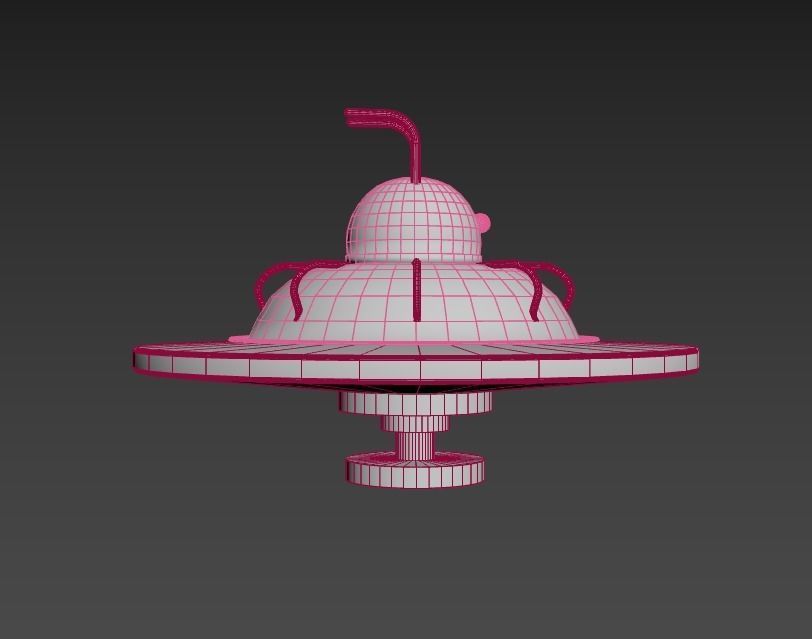 Ladybug Merry-Go Round 3D model_7