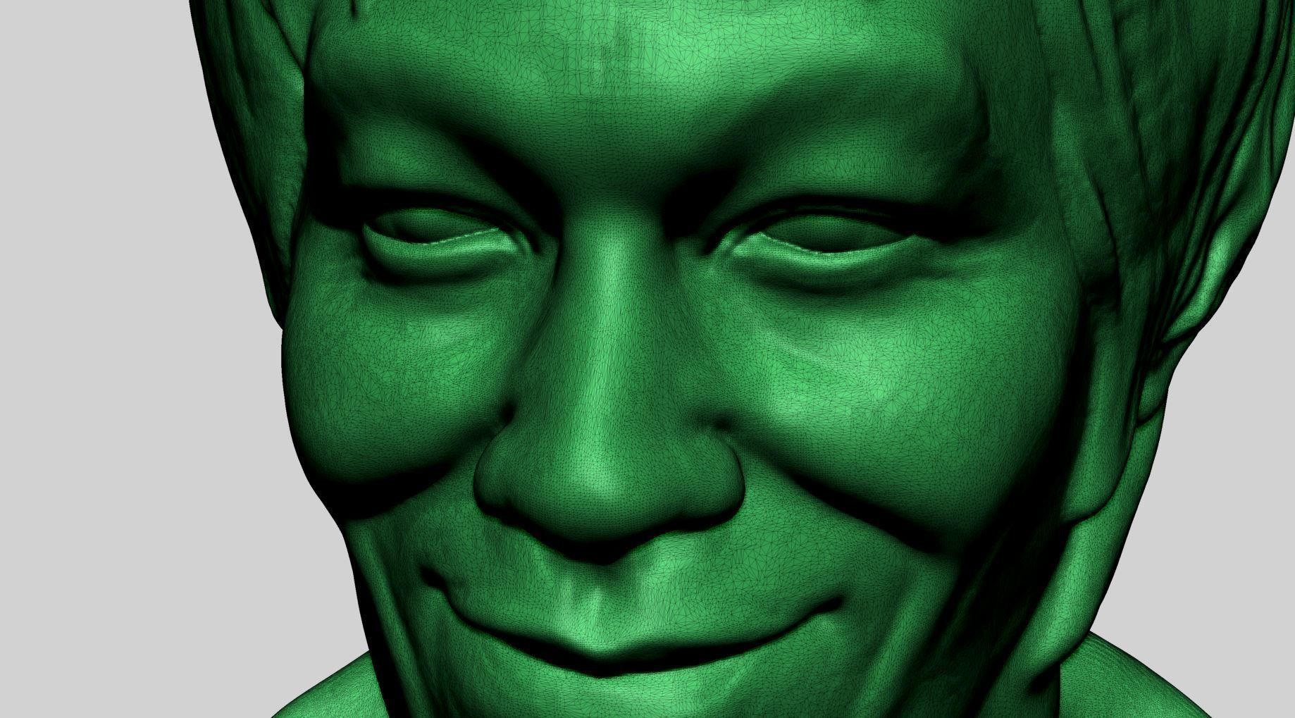 Bruce Lee Bust 3D print model_11