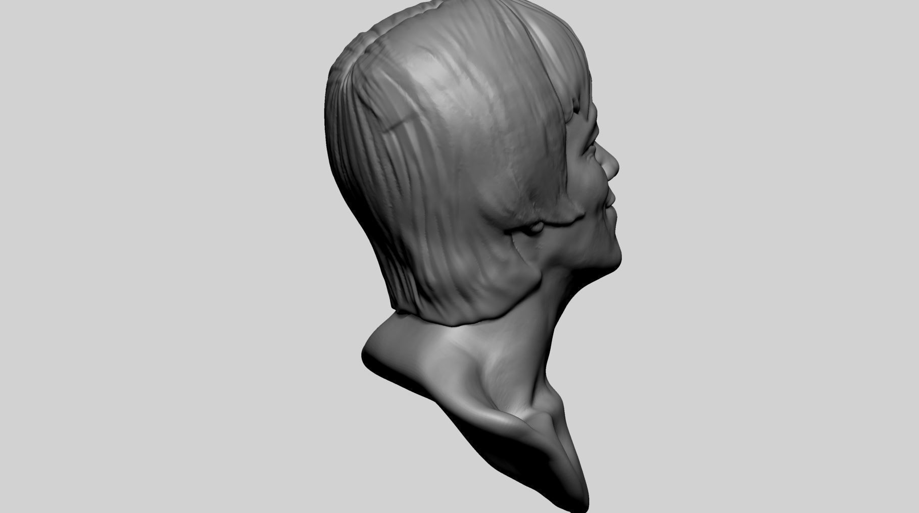 Bruce Lee Bust 3D print model_5