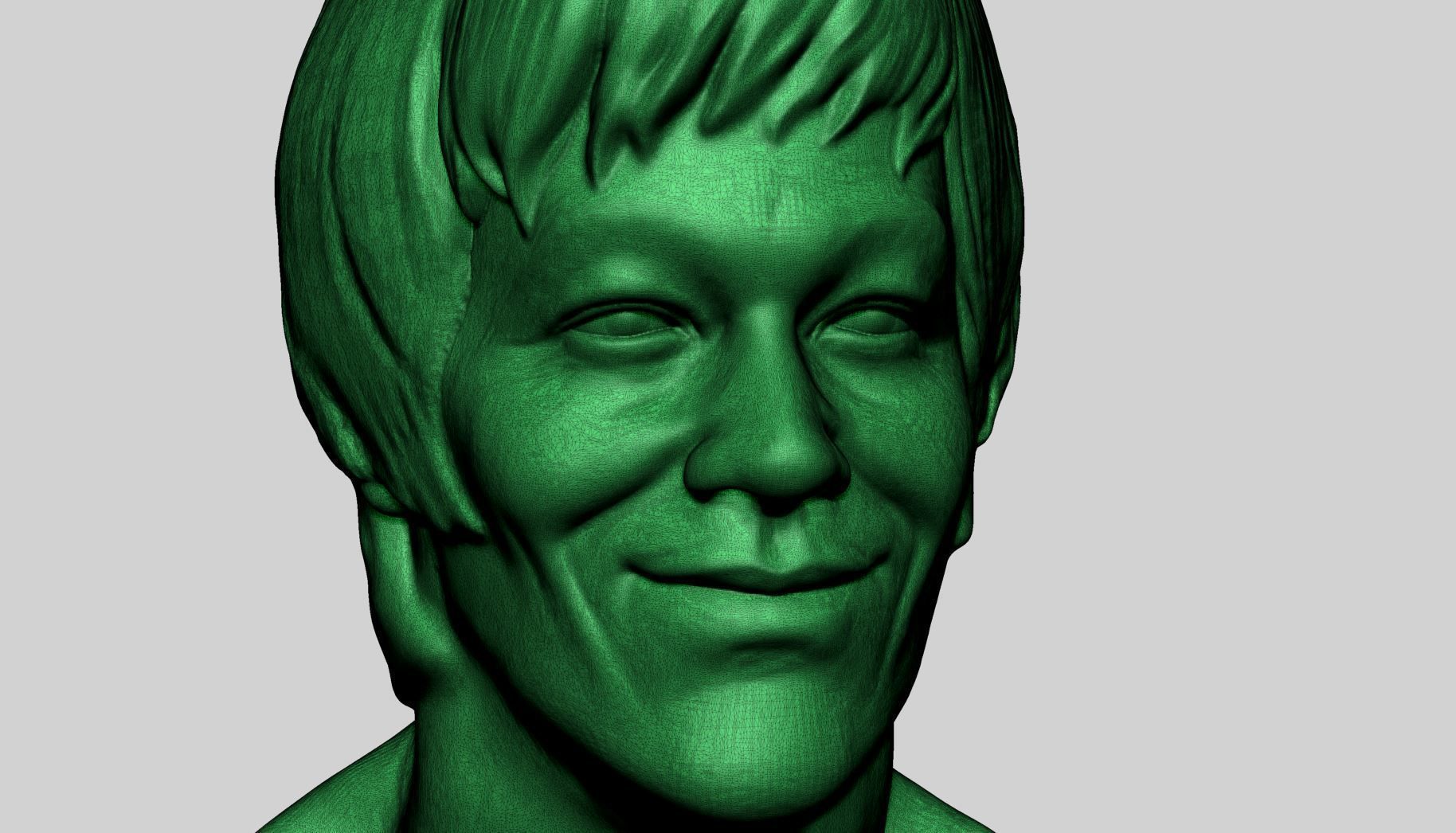 Bruce Lee Bust 3D print model_10