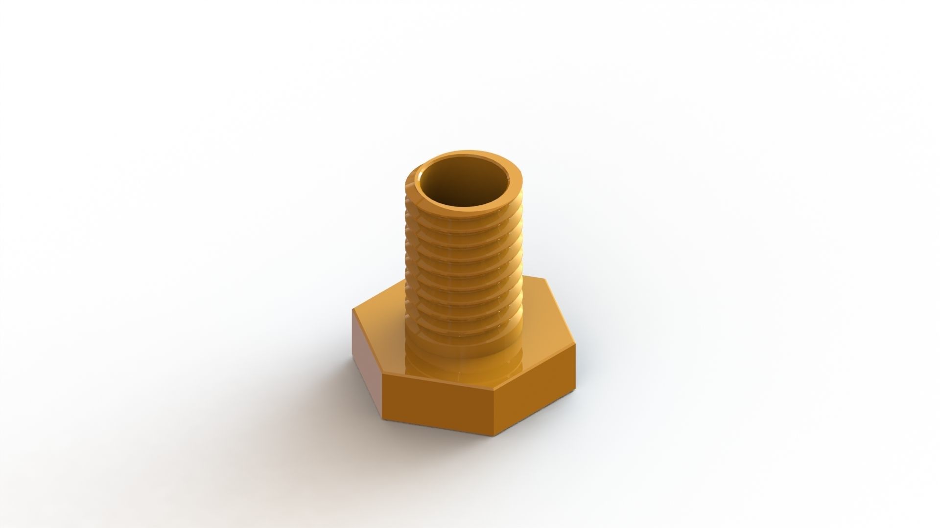 Bolt Pencil Case 3D print model_2