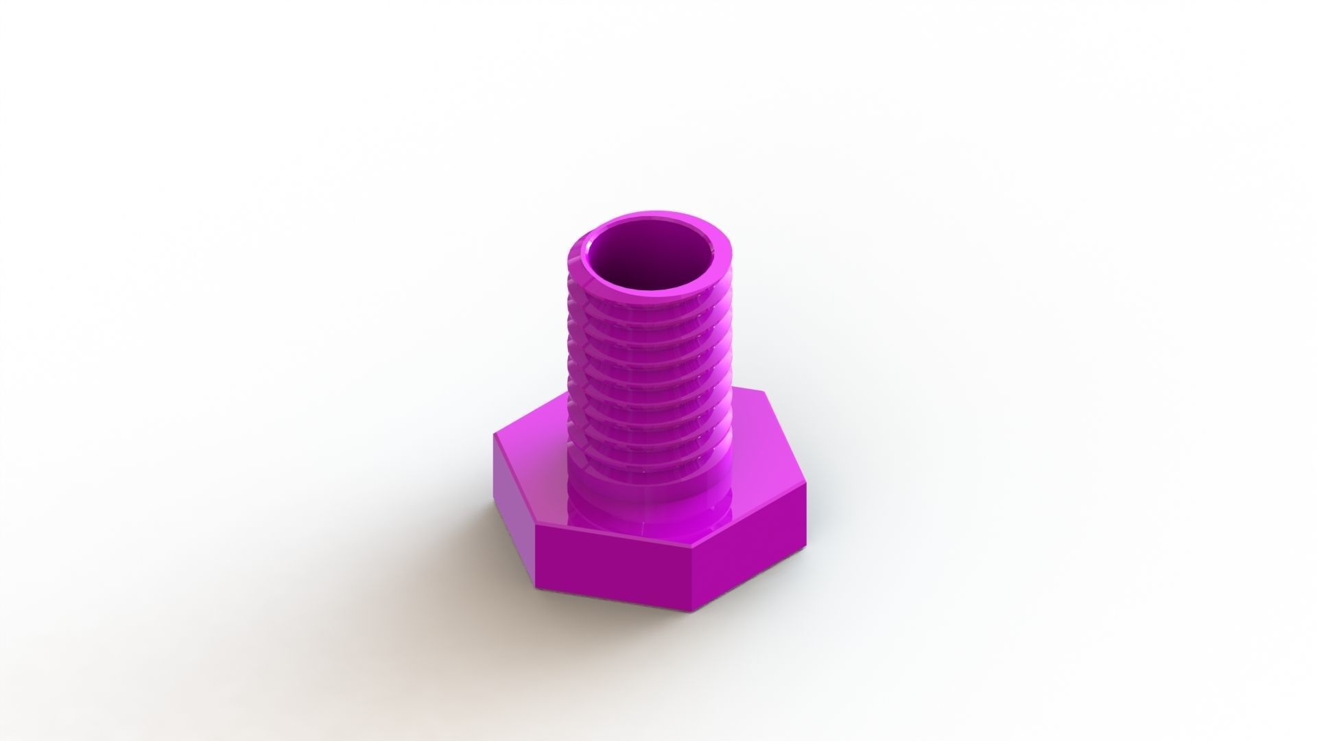 Bolt Pencil Case 3D print model_4