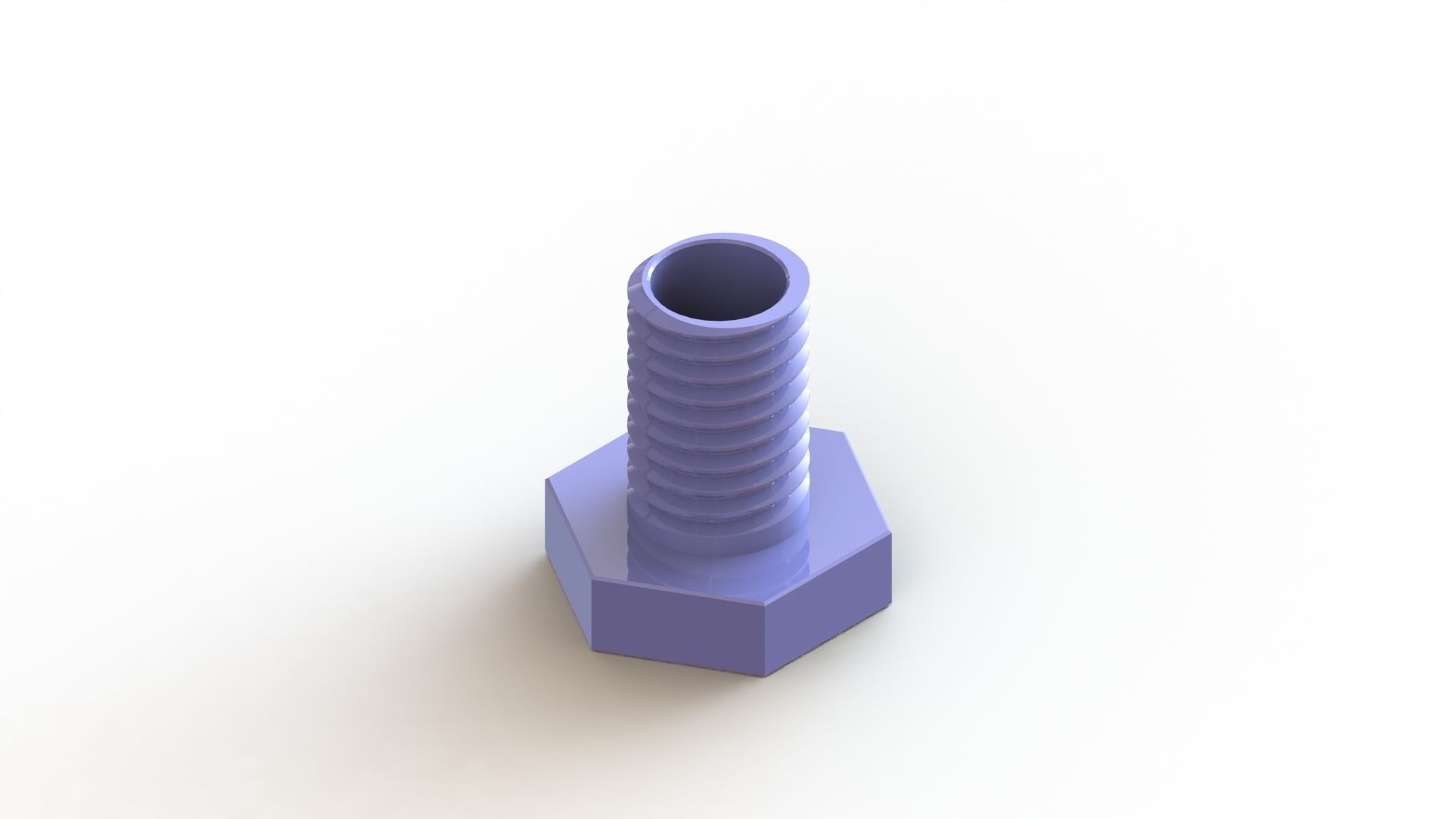 Bolt Pencil Case 3D print model_3