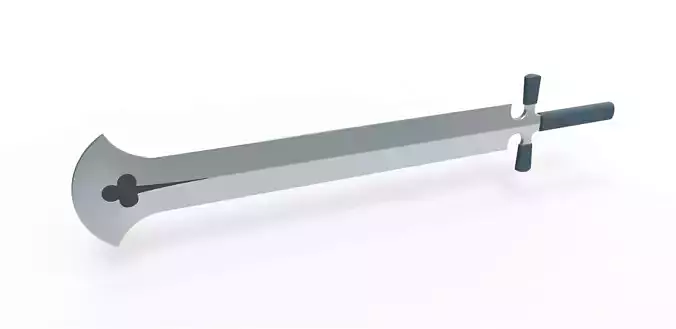 Demon Destroyer Sword from the manga Black Clover 3D print model