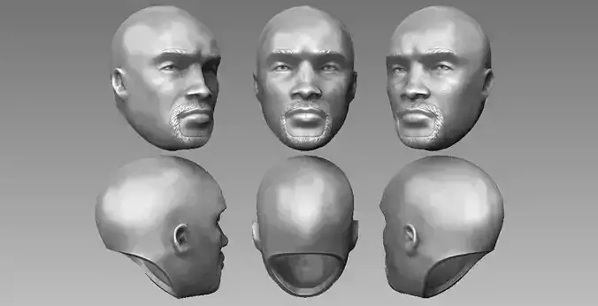 ONE6 SCALE HEAD - MIKE COLTER - LUKE CAGE - NETFLIX SERIES VER 3D print model