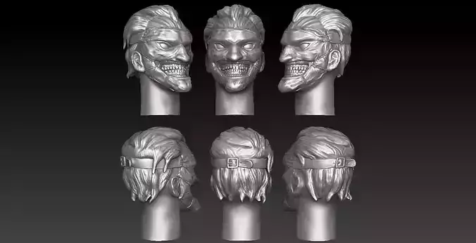 ONE12 SCALE HEAD - JOKER N52 NECK VER