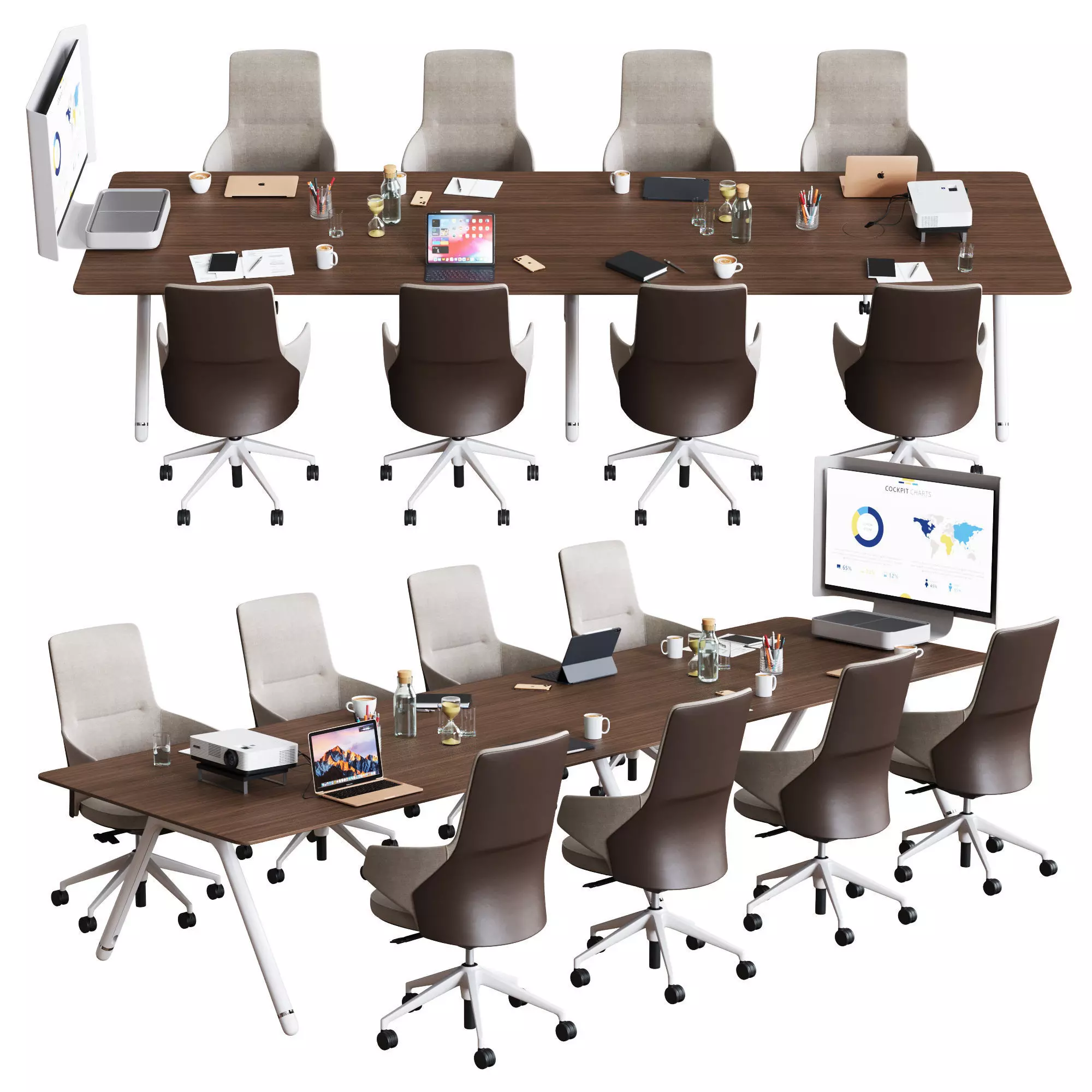 Steelcase - Conference Tabele POTRERO415 3D model