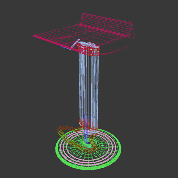 Blast Stool 3D model_4