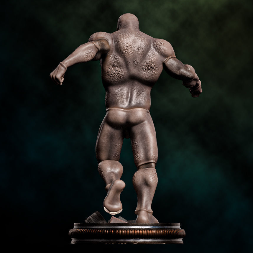 Fanart Rhino from Spiderman - Statue 3D print model_6