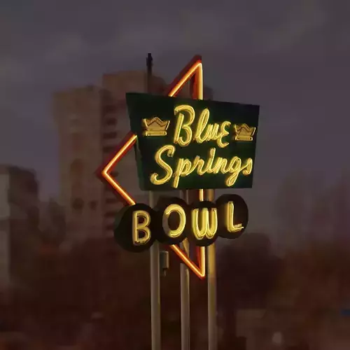 Neon Sign 3D model
