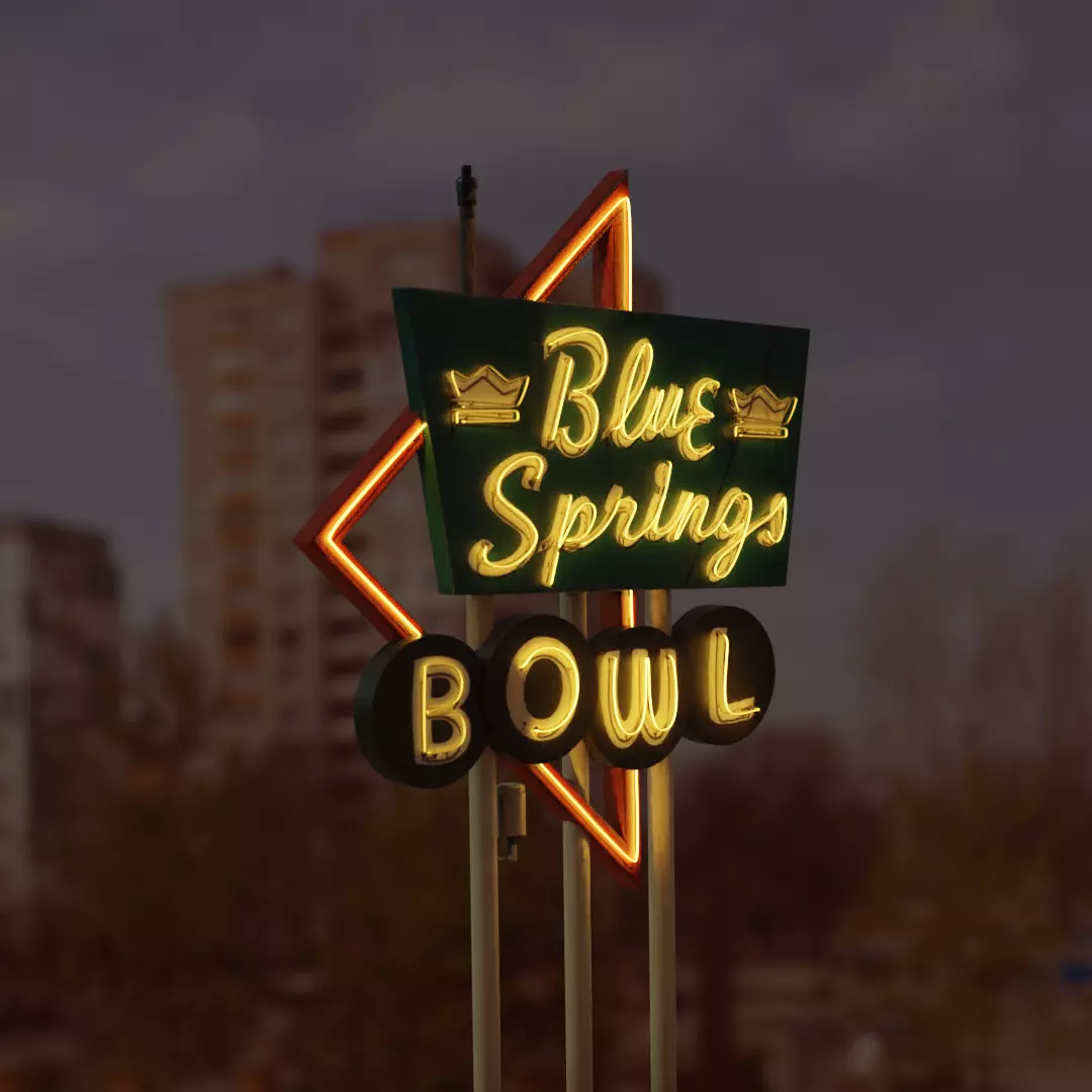 Neon Sign 3D model