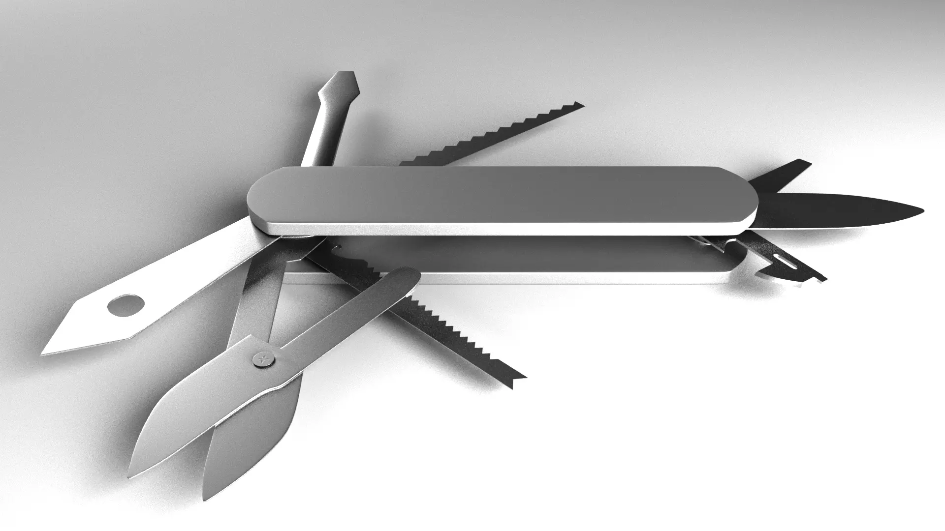 Knife Multifunction 3D model_0