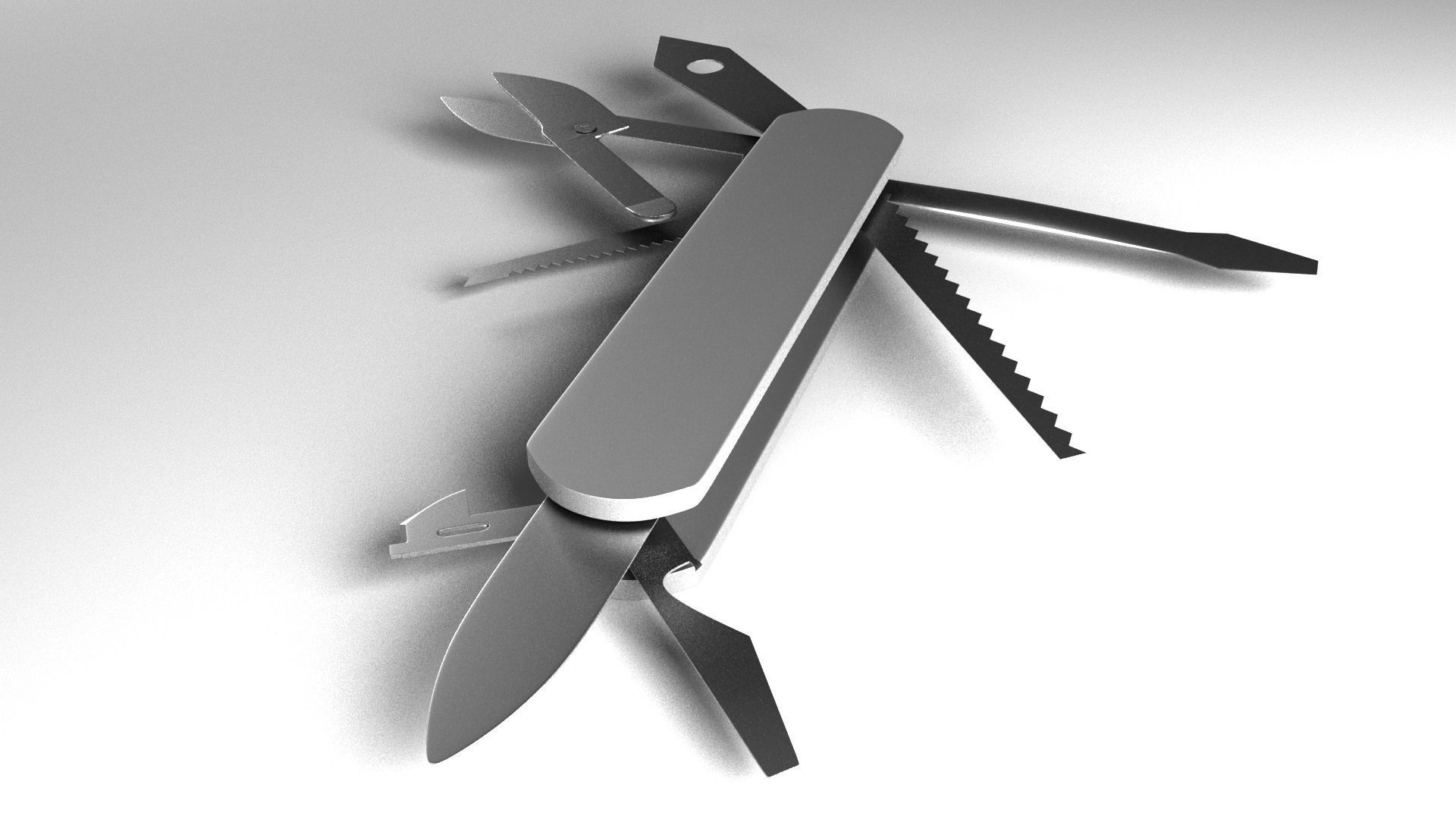 Knife Multifunction 3D model_12