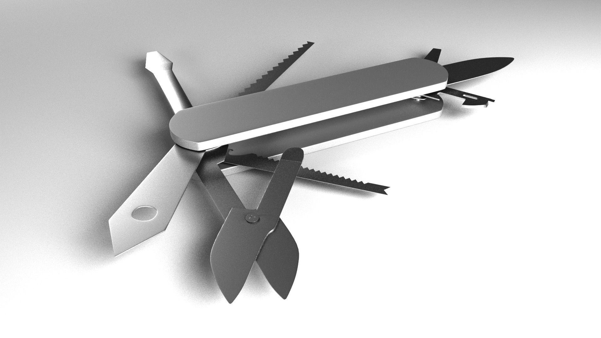 Knife Multifunction 3D model_5