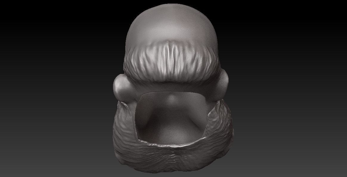 MEZCO SIZE HEAD - OLD POPEYE - INNER MAGNET READY FOR HAT 3D print model_7