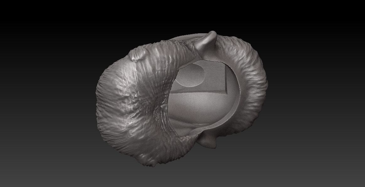 MEZCO SIZE HEAD - OLD POPEYE - INNER MAGNET READY FOR HAT 3D print model_4