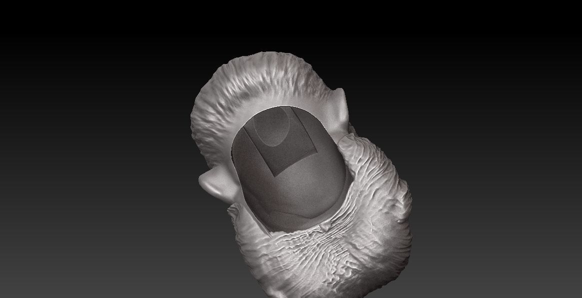 MEZCO SIZE HEAD - OLD POPEYE - INNER MAGNET READY FOR HAT 3D print model_6