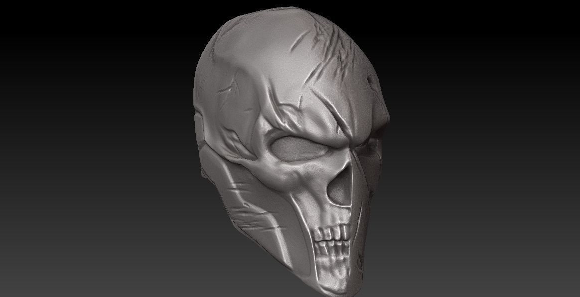 MEZCO SIZE HEAD - DEATHSTROKE REAPER-OPTIONAL BANDANNA MAGNETIC 3D print model_13