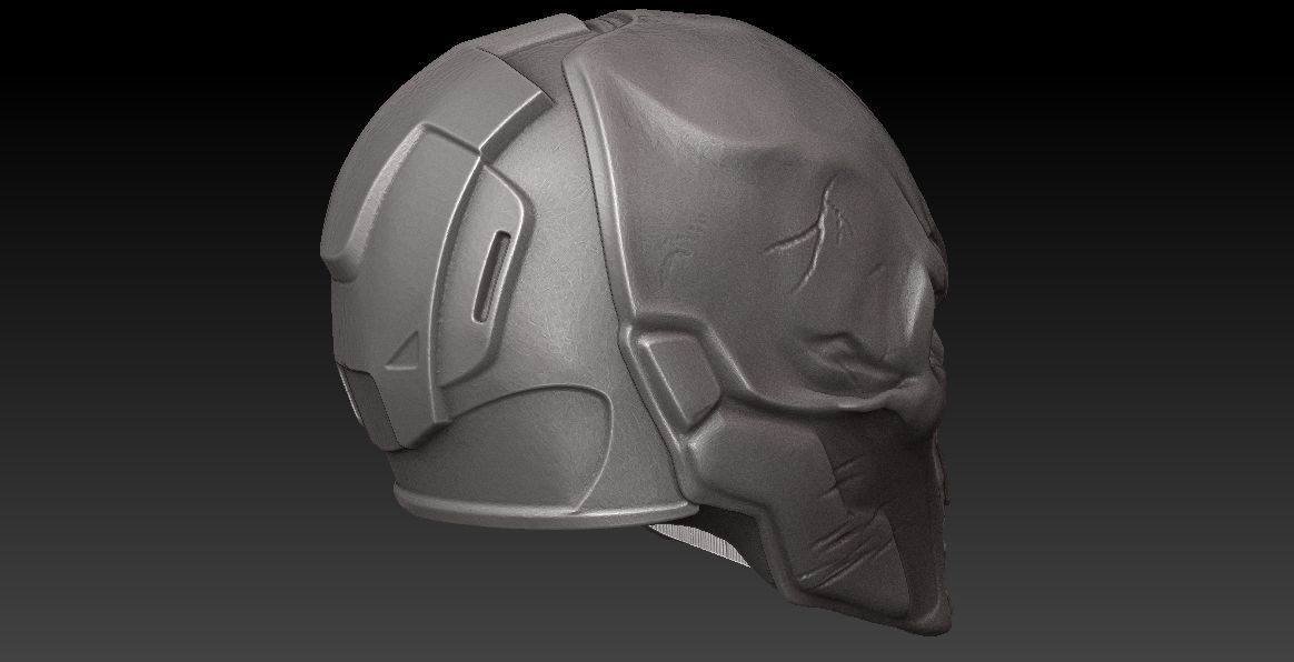 MEZCO SIZE HEAD - DEATHSTROKE REAPER-OPTIONAL BANDANNA MAGNETIC 3D print model_11