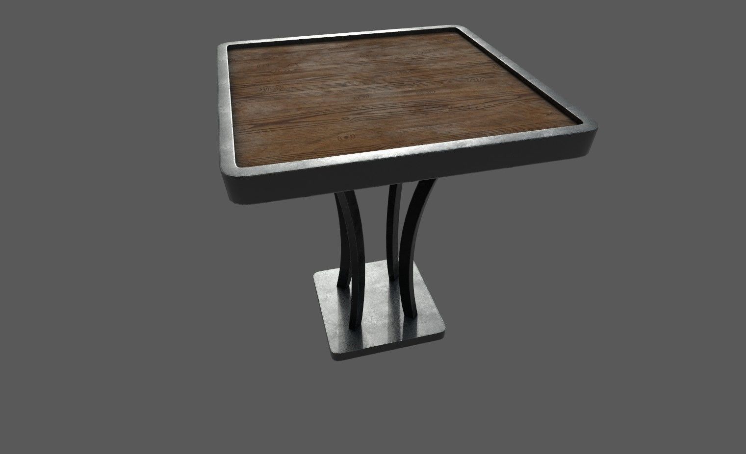 Game Ready Table 3D Model UVW Unwrapped Game Ready Low Poly Low-poly 3D model_10
