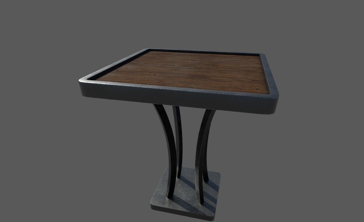 Game Ready Table 3D Model UVW Unwrapped Game Ready Low Poly Low-poly 3D model_9